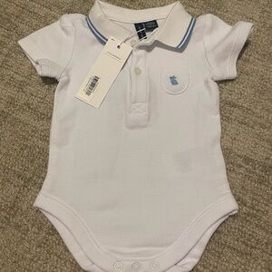 Janie & Jack Newborn Collared Onesie Size 0-3 Months 🐰